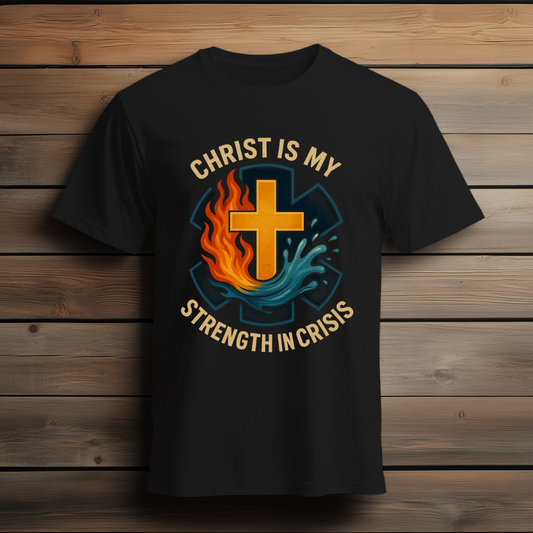 Christ Is My Strength in Crisis T-Shirt