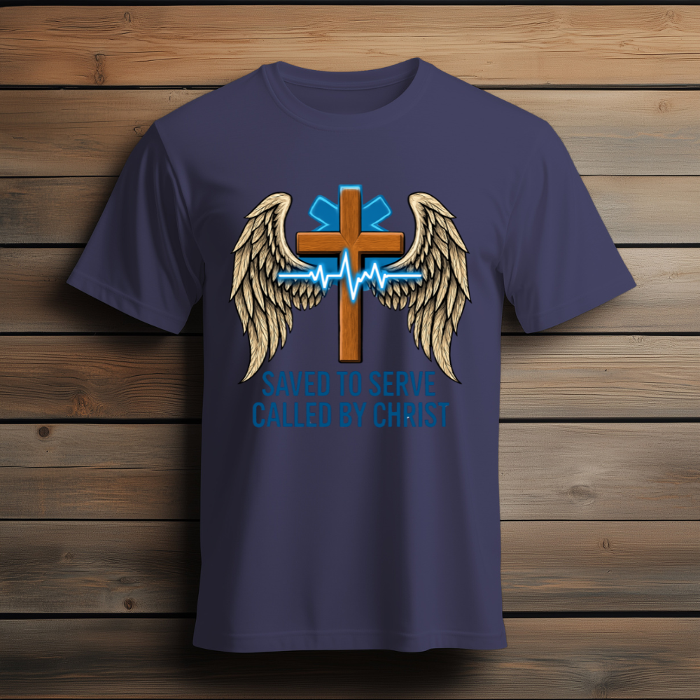 “Saved to Serve, Called by Christ” EMS T-Shirt