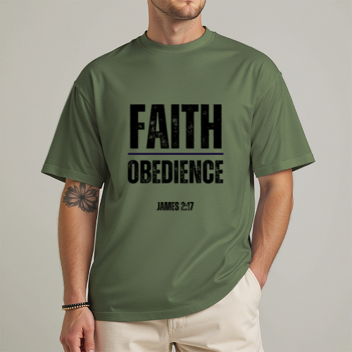 Faith in Action – James 2:17 Obedience Tee
