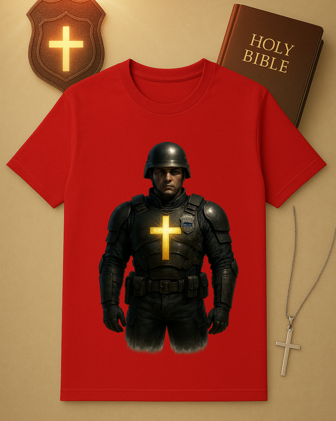 🚔 Full Armor of God – Thin Blue Line Edition ✝️