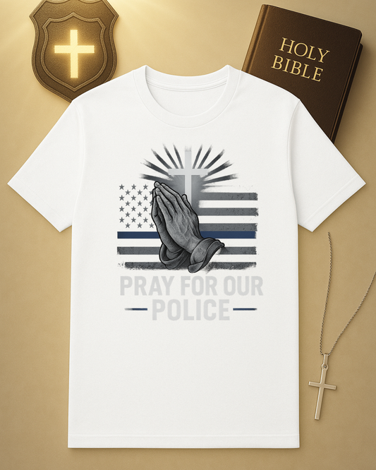 🚔 Pray for Our Police T-Shirt ✝️