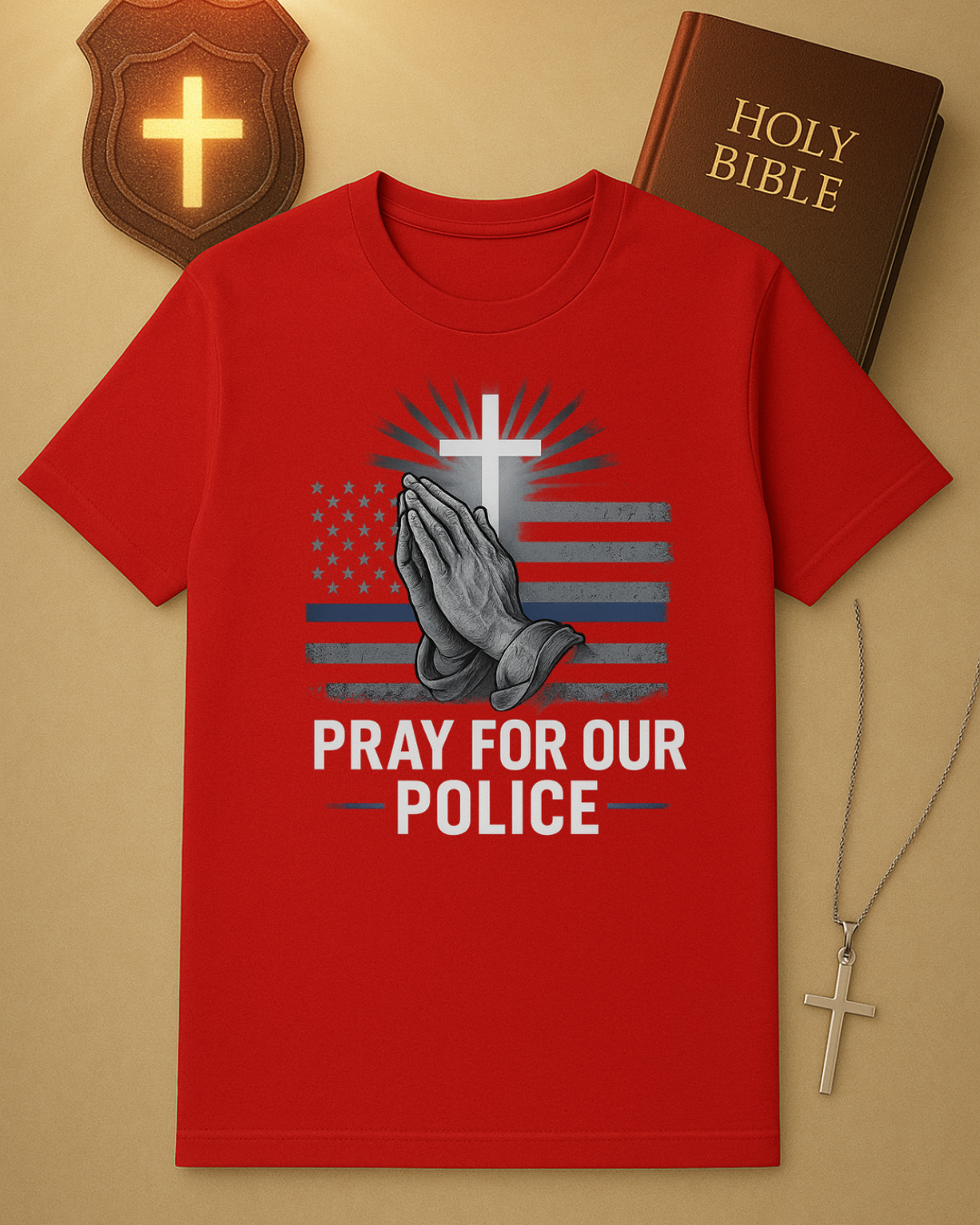 🚔 Pray for Our Police T-Shirt ✝️