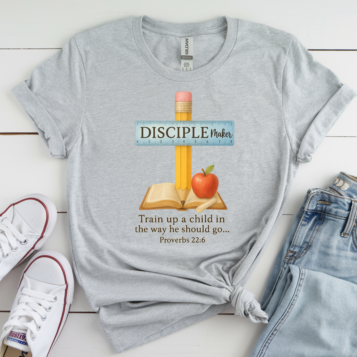 DiscipleMaker Teacher Tee – Inspiring Faith Through Education