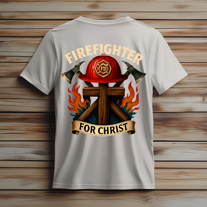 :  🔥 Firefighter for Christ T-Shirt 🔥