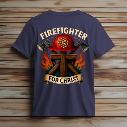 :  🔥 Firefighter for Christ T-Shirt 🔥