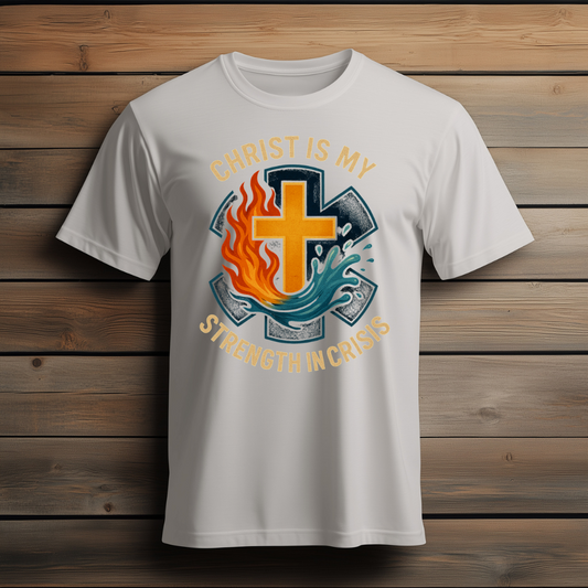 Christ Is My Strength in Crisis T-Shirt