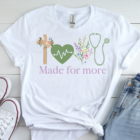 “Made for More” Christian Faith Tee