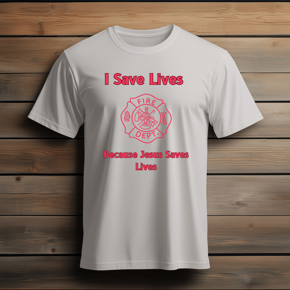 I Save Lives Because Jesus Saves Lives Tee