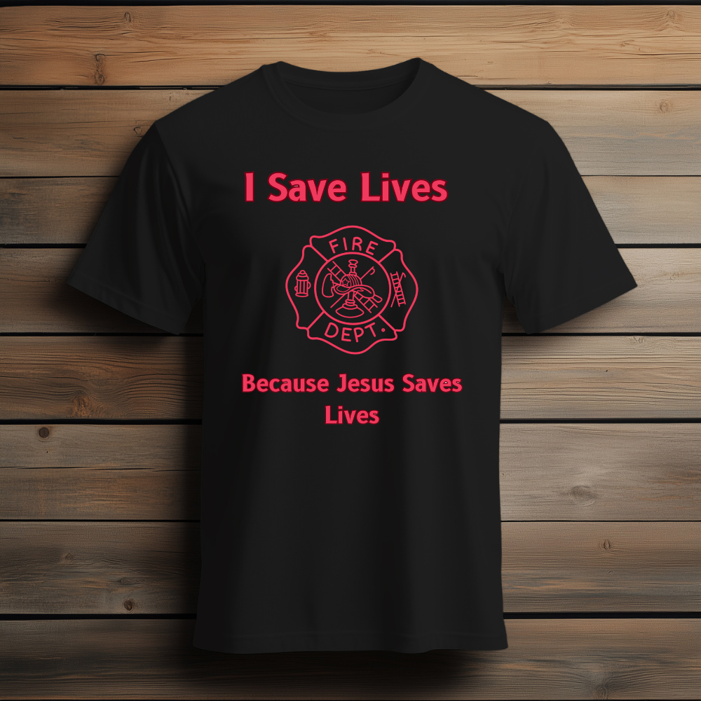 I Save Lives Because Jesus Saves Lives Tee