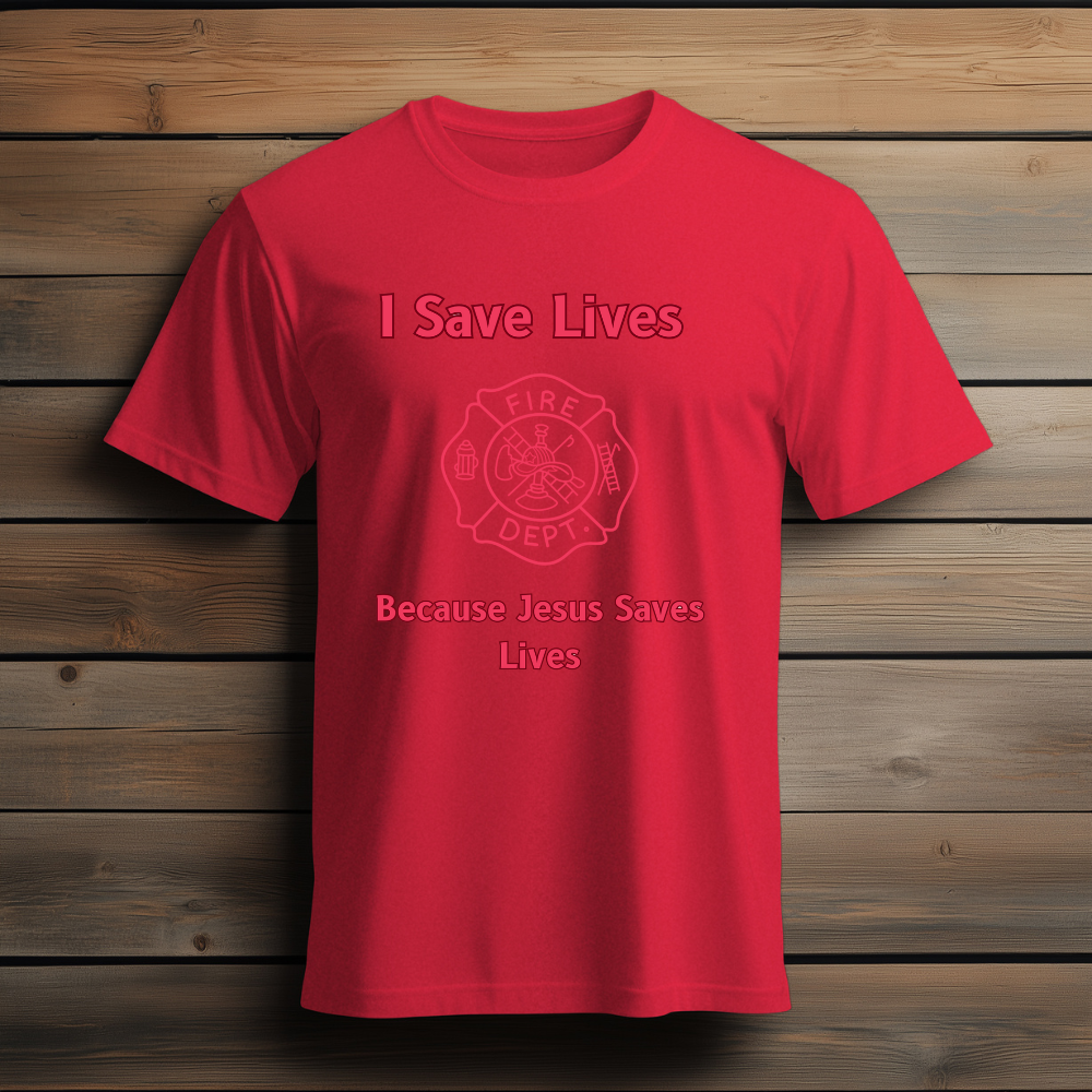 I Save Lives Because Jesus Saves Lives Tee