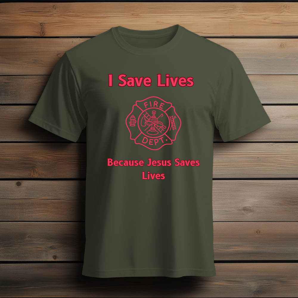 I Save Lives Because Jesus Saves Lives Tee