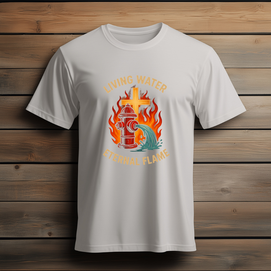 Living Water, Eternal Flame Firefighter Tee
