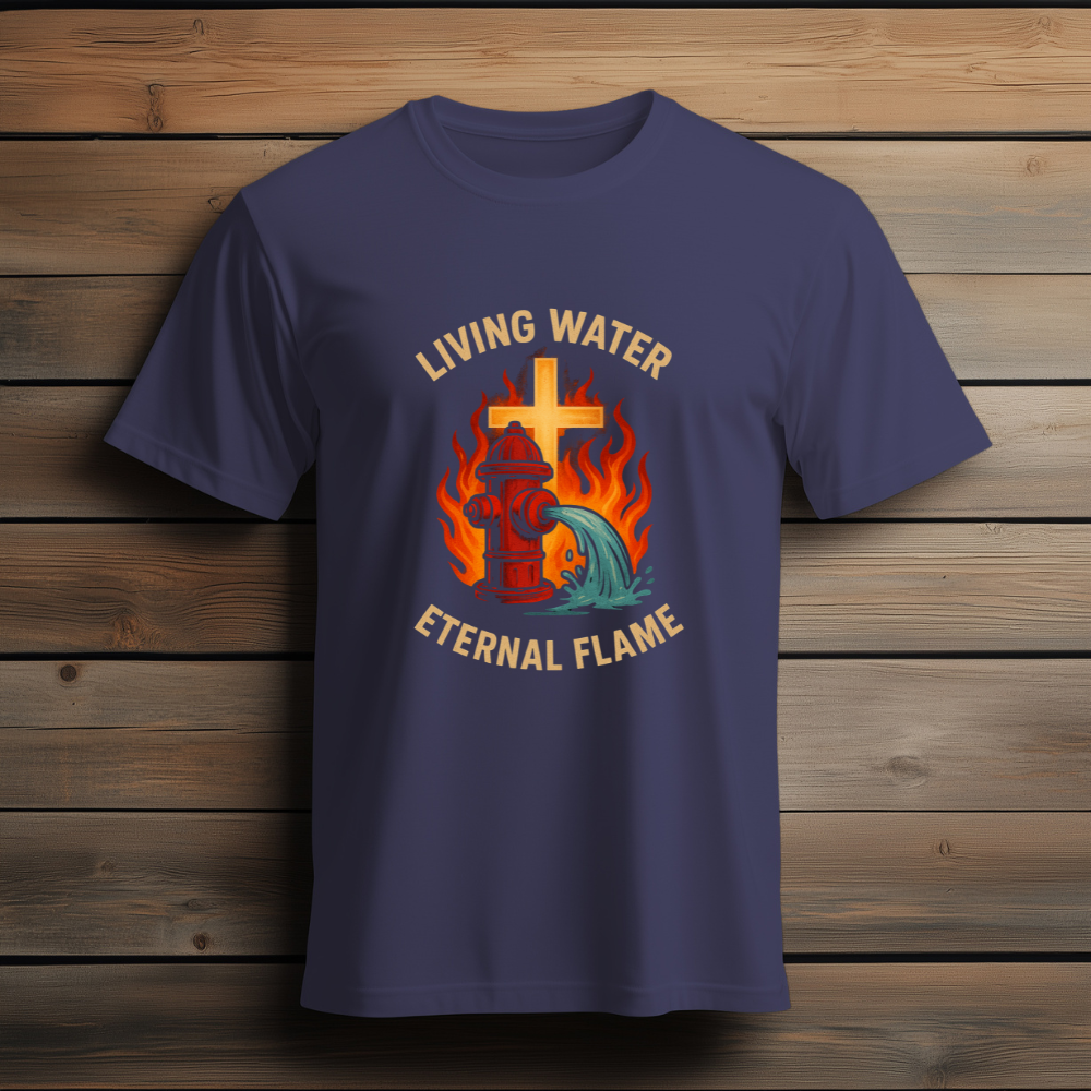 Living Water, Eternal Flame Firefighter Tee