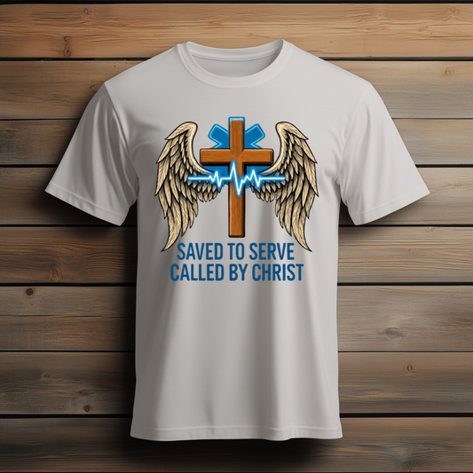 “Saved to Serve, Called by Christ” EMS T-Shirt