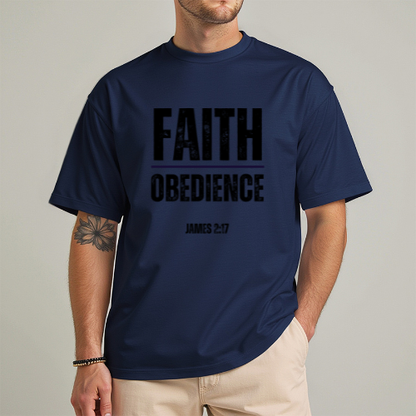 Faith in Action – James 2:17 Obedience Tee