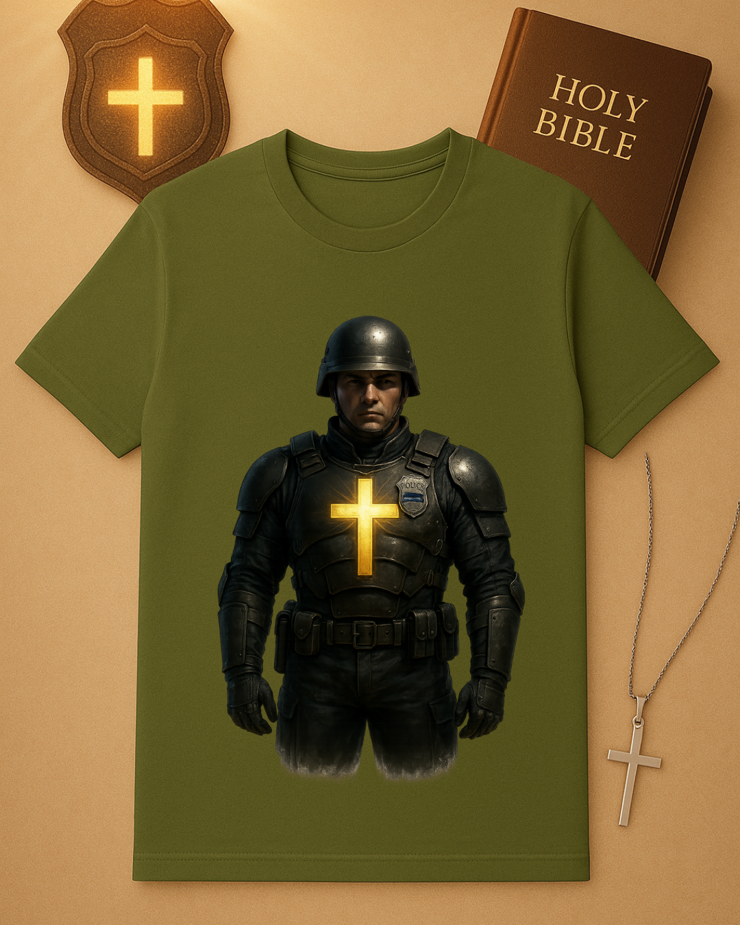 🚔 Full Armor of God – Thin Blue Line Edition ✝️