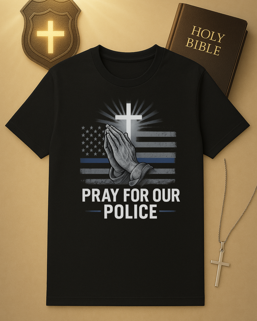 🚔 Pray for Our Police T-Shirt ✝️