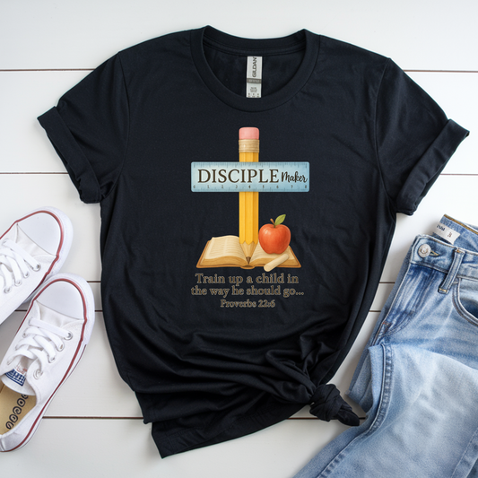 DiscipleMaker Teacher Tee – Inspiring Faith Through Education