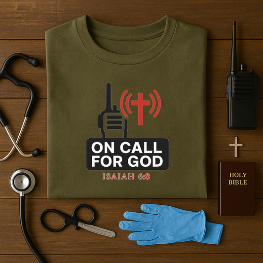 On Call by God – Christian EMS Tee