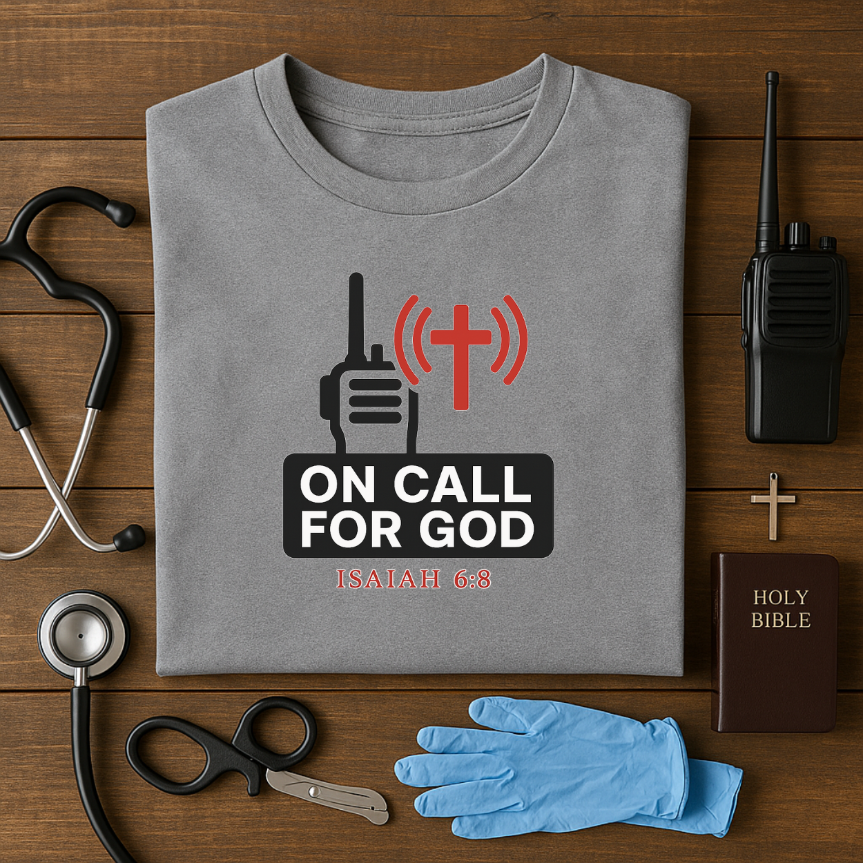 On Call by God – Christian EMS Tee