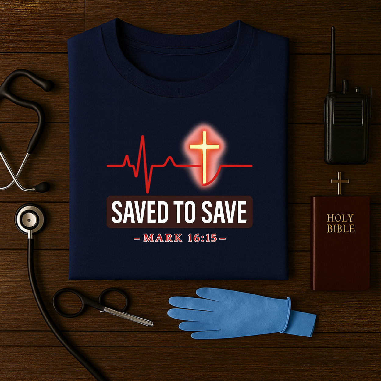 Saved to Save – Christian EMS Tee