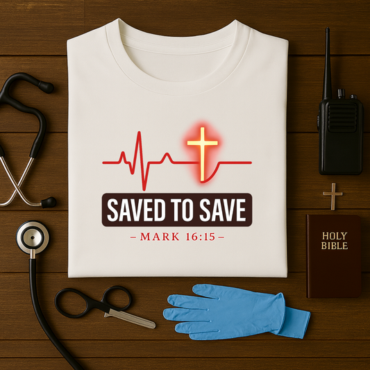 Saved to Save – Christian EMS Tee