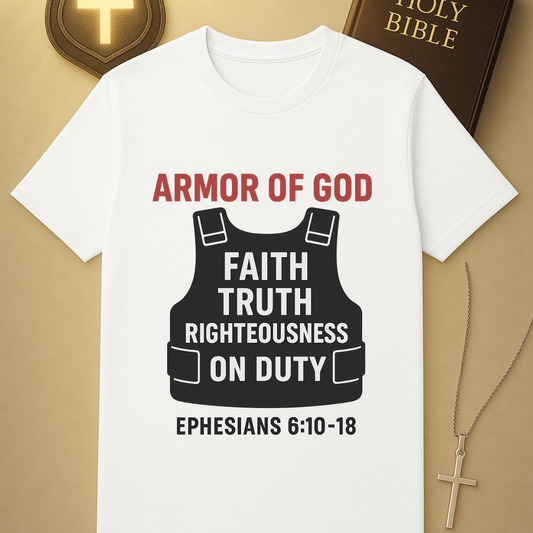 Armor of God – Ephesians 6:10–18 Police Officer Tee