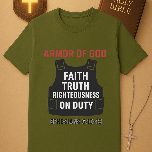 Armor of God – Ephesians 6:10–18 Police Officer Tee